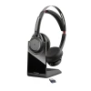 אוזניות אלחוטיות חיבור Bluetooth פולי POLY 202652-102 VOYAGER FOCUS UC BT HEADSET B825-M (1)