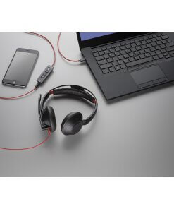 אוזניות חוטיות חיבור TYPE-C פולי POLY 207577-201 BLACKWIRE 5210 C5210 USB-A MONAURAL (2)