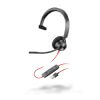 אוזניות חוטיות עם מיקרופון חיבור USB פולי POLY 212703-01 Blackwire 3310 M USB-A Headset (1)