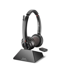 אוזניות חוטיות עם מיקרופון חיבור Wireless+USB-C כולל מעמד פולי POLY 209815-02 WIRELESS MONAURAL HEADSET WITH USB-C (3)