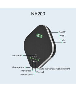 דיבורית שולחנית לחדרי ישיבות TENVEO | TEVO-NA200B | Conference Microphone With Speaker