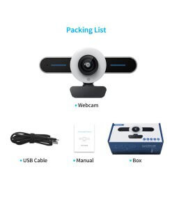 מצלמת רשת TENVEO Tevo-T1 HD Webcam 1080P For Streaming