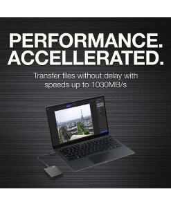 מתאם SSD עם אפליקציית אנדרואיד קיבולת 1TB קריאה עד 1030MBS נייד סיגייט Seagate STKG1000400 One Touch SSD (2)