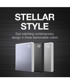 מתאם SSD עם אפליקציית אנדרואיד קיבולת 1TB קריאה עד 1030MBS נייד סיגייט Seagate STKG1000400 One Touch SSD (4)