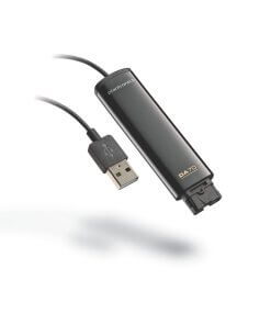 מתאם USB בצבע שחור POLY 201851-02 Plantronics DA70 USB Adapter