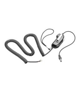 מתאם לאוזניות פולי POLY 208180-03 DCH+ - PTT (push-to-talk)