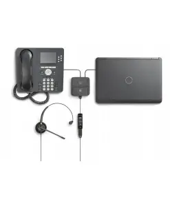 מתג רכזת אודיו דיגיטלית כולל מעבד אודיו POLY 207414-06 MDA490 QD Digital (2)