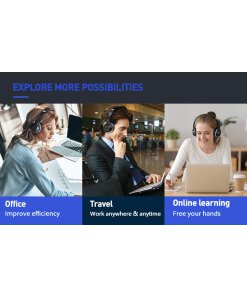 אוזניות אלחוטיות עם מעמד טעינה MPOW MPBH483BB HC5 Pro Bluetooth Headset