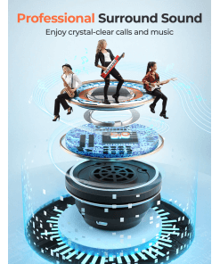 אוזניות אלחוטיות עם מעמד טעינה MPOW MPBH483BB HC5 Pro Bluetooth Headset