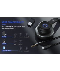 אוזניות אלחוטיות עם מעמד טעינה MPOW MPBH483BB HC5 Pro Bluetooth Headset