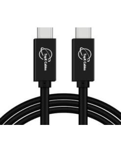 כבל חיבור USB-C זכר לזכר USB-C במהירות 10Gbps באורך 1 מטר TopX USBC10G1M USB3.2 Gen2