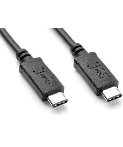 כבל חיבור USB-C זכר לזכר USB-C במהירות 10Gbps באורך 1 מטר TopX USBC10G1M USB3.2 Gen2