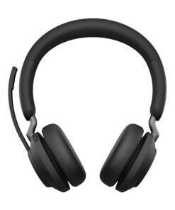 אוזניות ג'אברה עם סינון רעשים ובקר שליטה כולל מיקרופון Jabra 26599-999-999 Evolve2 65 Stereo Wireless Bluetooth Head (3)