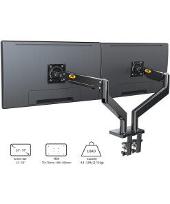 זרוע צג ל 2 מסכים ארגונומית דו-מפרקית גודל מסך עד 32 אינץ' NORTH BAYOU G32-B