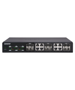 מתג 12 פורטים קיונאפ Qnap QSW-1208-8C 10GbE Unmanaged Switch