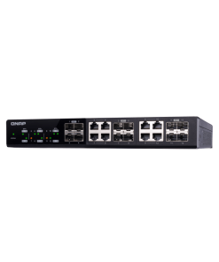 מתג 12 פורטים קיונאפ מנוהל Qnap | QSW-M1208-8C | 10GbE Managed Switch