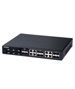 מתג 12 פורטים קיונאפ מנוהל Qnap | QSW-M1208-8C | 10GbE Managed Switch