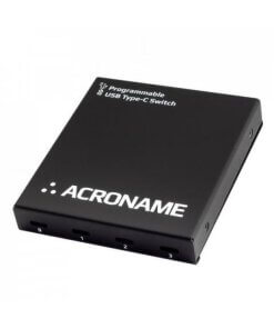 מתג USB לתכנות תעשייתי עם 4 יציאות עבור USB-C הניתנים לתכנות Acroname S85-RDVR-USBCSW