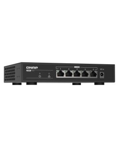 מתג שולחני 5 פורטים קיונאפ Qnap QSW-1105-5T 2.5Gbps Desktop Switch