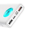 מטען נייד תצוגה דיגיטלית בצבע לבן Baseus PPALL-LG02 Amblight 20000MAH PD3.0 QC3.0 USB IP Type-C 18W