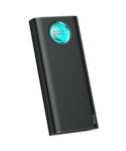 מטען נייד תצוגה דיגיטלית בצבע שחור Baseus PPALL-LG01 Amblight 20000MAH PD3.0 QC3.0 USB Type-C 18W