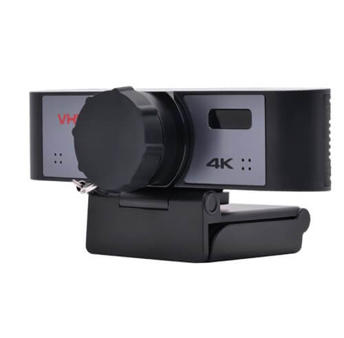 מצלמת רשת חיבור USB3.0 עם מיקרופון מובנה ברזולוציית מסך 4K צבע שחור VHD JX1702U