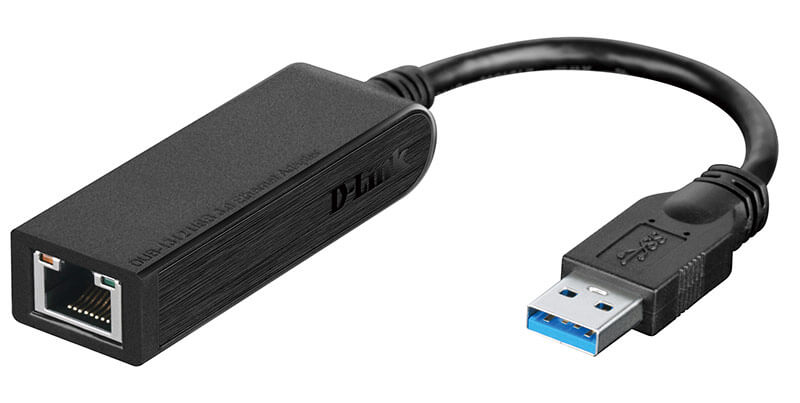 מתאם רשת דילינק D-Link  DUB-1312  USB3 TO LAN 1Gigabit Ethernet 