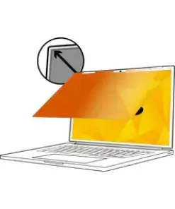 מגן נגד השתקפות למחשב נייד מסך מלא 3M™ | GF156W9E | COMPLY™ Flip Flip 15.6' | Gold Privacy