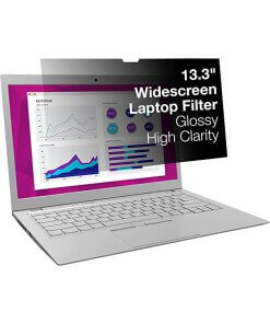 מגן נגד השתקפות למחשב נייד 3M™ | HC140W9B | COMPLY™ Flip Attach 14' | Gold Privacy | High Clarity