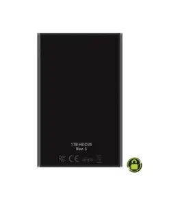 כונן קשיח מוצפן חיבור מוסמך Kanguru | KDH3B-35-1T | Defender HDD 35 | Encrypted Hard Drive | USB