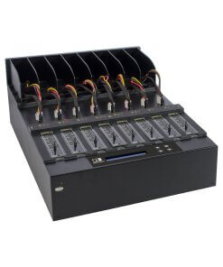 משכפל 1 עד 7 זיהוי אוטומטי מהירויות גבוהות UREACH | PW800H | NVMe/SATA PCIe SSD Duplicator