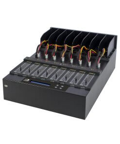 משכפל 1 עד 7 זיהוי אוטומטי מהירויות גבוהות UREACH | PW800H | NVMe/SATA PCIe SSD Duplicator