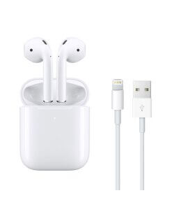 אוזניות AirPods דור 2 כולל מגן CASE להטענה Apple | MV7N2ZM/A | AirPods