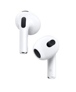 אוזניות AirPods דור 3 כולל מיקרופון מובנה Apple MME73ZMA AirPods