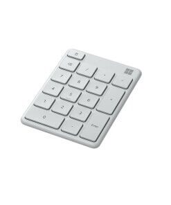 מקלדת-לוח מספרים אלחוטי חיבור USB עד 10 מטר חברת מיקרוסופט Microsoft | 23O-00008