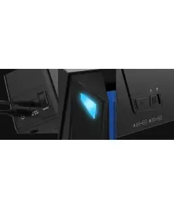 תחנת עגינה USB-C עבור M.2 PCIeNVMe ו-SATA 2.53.5 אינץ' SABRENT DS-UNHC SSD & HDD