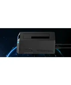 תחנת עגינה USB-C עבור M.2 PCIeNVMe ו-SATA 2.53.5 אינץ' SABRENT DS-UNHC SSD & HDD