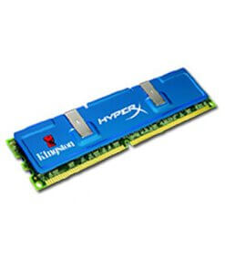 זיכרון RAM כולל 1GB HyperX PC3200 DDR בצבע כחול HyperX KHX32001G