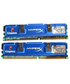 זיכרון RAM כולל 1GB HyperX PC3200 DDR בצבע כחול HyperX KHX3200AK21G