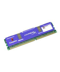 זיכרון RAM כולל 1GB HyperX PC4000 DDR בצבע כחול HyperX KHX4000K21G