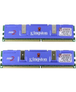 זיכרון RAM כולל 1GB HyperX PC4300 DDR בצבע כחול HyperX KHX4300D2K21G