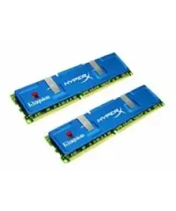 זיכרון RAM כולל 512MB HyperX PC4300 DDR בצבע כחול HyperX KHX4300K2512