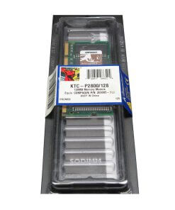 זיכרון כולל 256MB PC2100 DDR-266MHz non-ECC Unbuffered CL2.5 בצבע ירוק HyperX KTC-P2800256