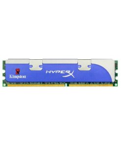 זיכרון עם מפזר חום 333MHz DDR Non-ECC CL2 Kit בצבע כחול HyperX KHX2700K21G