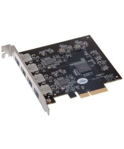 כרטיס הרחבה 2.5 אינץ' Pro 4-Port USB 3.2 Gen 2 Type-A PCIe Card שחור SONNET 732311012631