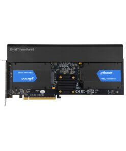 כרטיס הרחבה Fusion Dual U.2 PCIe - SSD לא כלול SSD בצבע שחור SONNET 0732311013003