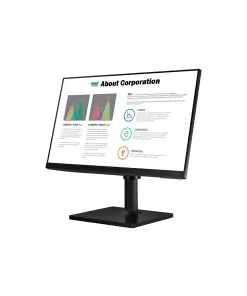 מסך מחשב 23.8 שטוח פאנל IPS עם שוליים דקים SAMSUNG F24T450FQM 75Hz FHD