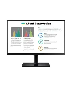 מסך מחשב 23.8 שטוח פאנל IPS עם שוליים דקים SAMSUNG F24T450FQM 75Hz FHD