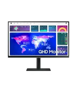 מסך מחשב 26.9 עסקי שטוח שוליים דקים 2K ופאנל IPS שחור SAMSUNG S27A600NWM 75Hz QHD