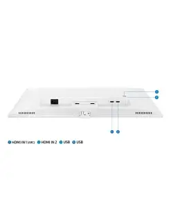 מסך מחשב 27 חכם שטוח כולל מערכת הפעלה TIZEN לבן SAMSUNG S27BM501EM 60Hz FHD